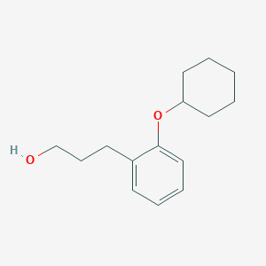 3-(2-(Cyclohexyloxy)phenyl)propan-1-ol