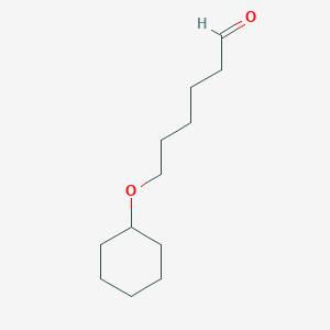 molecular formula C12H22O2 B8080310 6-(Cyclohexyloxy)hexanal 