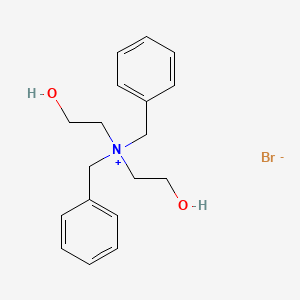 molecular formula C18H24BrNO2 B8080410 N,N-Dibenzyl-2-hydroxy-N-(2-hydroxyethyl)ethanaminium bromide 