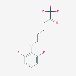 molecular formula C12H11F5O2 B8080443 CID 137948422 