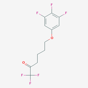 molecular formula C12H10F6O2 B8080447 CID 137948423 