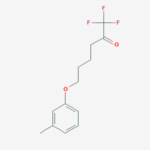 1,1,1-Trifluoro-6-(3-methylphenoxy)hexan-2-one