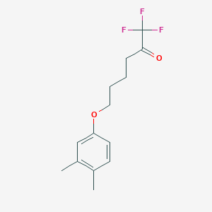 molecular formula C14H17F3O2 B8080478 CID 137948427 