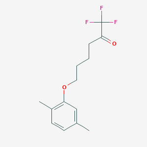 molecular formula C14H17F3O2 B8080487 CID 137948429 