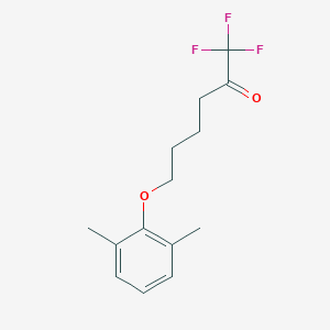 molecular formula C14H17F3O2 B8080489 CID 137948430 