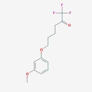 molecular formula C13H15F3O3 B8080495 CID 137948432 