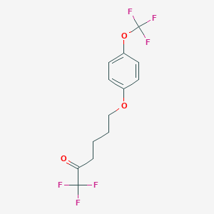 molecular formula C13H12F6O3 B8080507 CID 137948435 