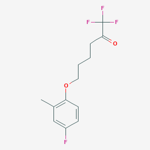 molecular formula C13H14F4O2 B8080512 CID 137948437 