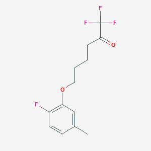 molecular formula C13H14F4O2 B8080513 CID 137948438 