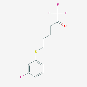 molecular formula C12H12F4OS B8080530 CID 137948441 