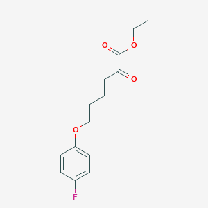 molecular formula C14H17FO4 B8080543 CID 137948448 