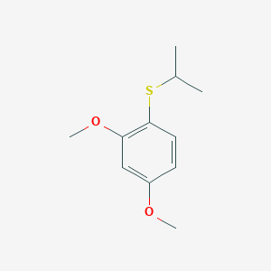 molecular formula C11H16O2S B8080783 CID 137948593 