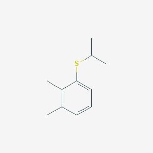 molecular formula C11H16S B8080851 1,2-Dimethyl-3-[(1-methylethyl)thio]benzene CAS No. 105336-65-0