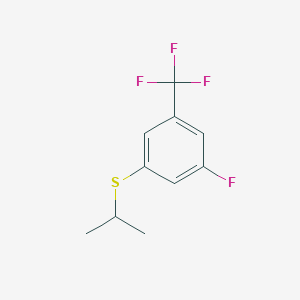 molecular formula C10H10F4S B8080857 CID 137948621 