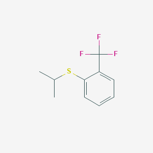 1-Propan-2-ylsulfanyl-2-(trifluoromethyl)benzene