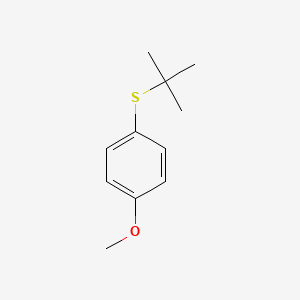 molecular formula C11H16OS B8080921 1-Tert-butylsulfanyl-4-methoxybenzene CAS No. 7205-64-3