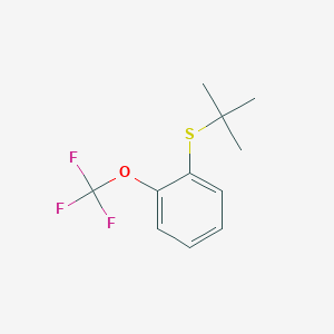 molecular formula C11H13F3OS B8080982 CID 137948678 