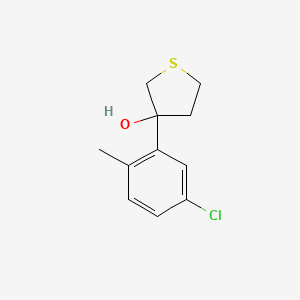 molecular formula C11H13ClOS B8081051 CID 137948729 