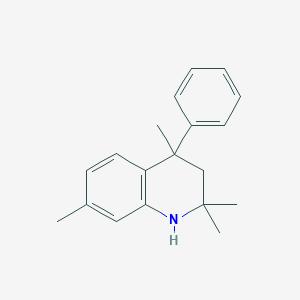 molecular formula C19H23N B8081324 2,2,4,7-Tetramethyl-4-phenyl-1,2,3,4-tetrahydroquinoline 