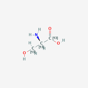 molecular formula C3H7NO3 B8081354 L-丝氨酸-13C3 