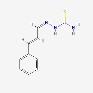 molecular formula C10H11N3S B8081430 1-(3-Phenylallylidene)thiosemicarbazide 