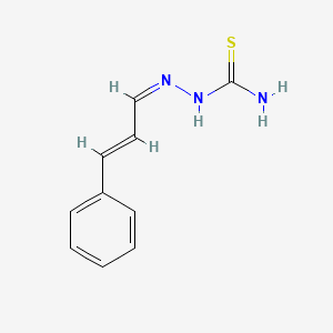 molecular formula C10H11N3S B8081430 1-(3-苯烯丙叉亚胺)硫代半氨基咔唑 