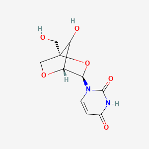 2 inverted exclamation mark-O,4 inverted exclamation mark-C-Methyleneuridine