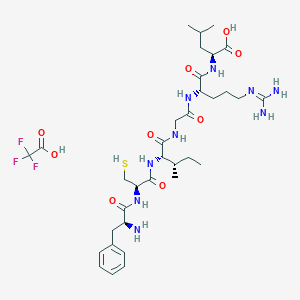 molecular formula C34H54F3N9O9S B8081535 AT-1002 (Tfa) 