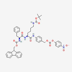 molecular formula C49H51N5O11 B8081539 Fmoc-Phe-Lys(Boc)-PAB-PNP 