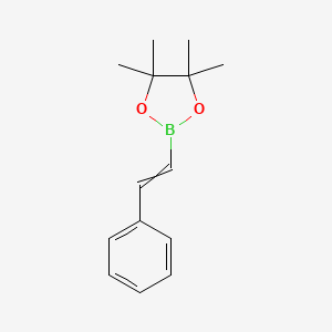 molecular formula C14H19BO2 B8081617 trans-2-(4,4,5,5-Tetramethyl-1,3,2-dioxaborolan-2-yl)styrene 