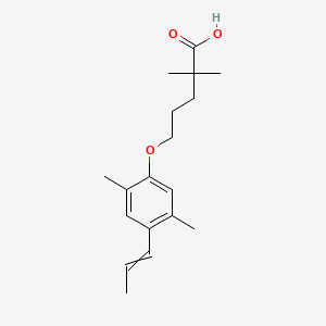 molecular formula C18H26O3 B8081657 4-(1-Propenyl) Gemfibrozil 