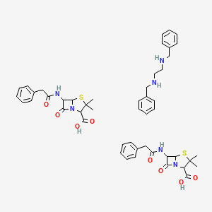 molecular formula C48H56N6O8S2 B8081738 Benzylpenicillin Benzathin 