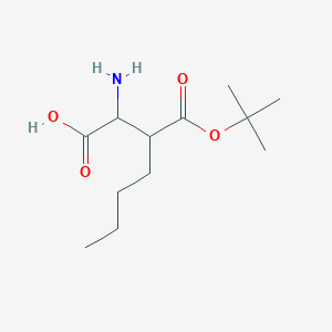 molecular formula C12H23NO4 B8081797 3-Boc-amino-heptanoic acid 