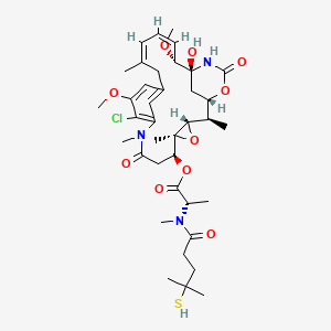 molecular formula C38H54ClN3O10S B8081814 N2'-脱乙酰-N2'-(4-巯基-4-甲基-1-氧戊基)-紫杉醇 