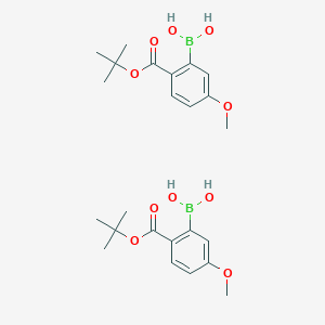 molecular formula C24H34B2O10 B8081844 CID 137698433 