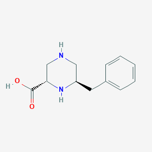 (2S,trans)-6-Benzylpiperazine-2-carboxylic acid