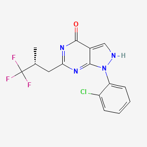 molecular formula C15H12ClF3N4O B8081960 CID 16078952 