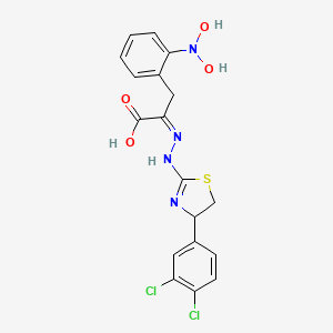molecular formula C18H16Cl2N4O4S B8081963 eIF4E/eIF4G 相互作用抑制剂，4EGI-1 