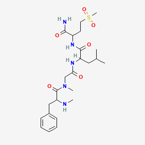 molecular formula C24H39N5O6S B8081973 [Sar-9, Met(O2)-11]-Substance P 