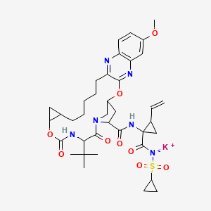 molecular formula C38H49KN6O9S B8082018 MK-5172 Potassium 