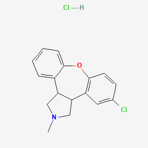 molecular formula C17H17Cl2NO B8082057 Saphris hydrochloride 