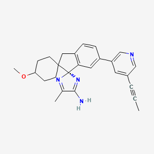 molecular formula C26H28N4O B8082136 Lanabecestat CAS No. 1383984-21-1