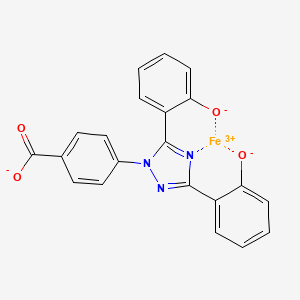 molecular formula C21H12FeN3O4 B8082328 Deferasirox (Fe3+ chelate) 