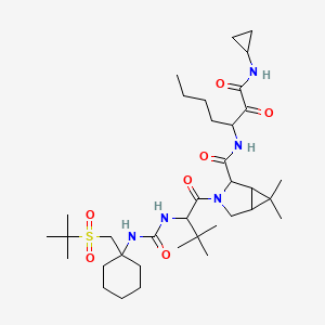 molecular formula C36H61N5O7S B8082464 Sch-900518; sch 900518; sch900518 