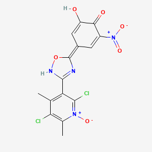 molecular formula C15H10Cl2N4O6 B8082465 CID 76966913 