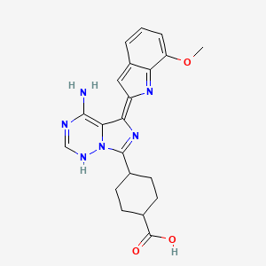molecular formula C21H22N6O3 B8082466 CID 44224160 