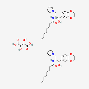 molecular formula C50H78N4O14 B8082481 Genz-112638;他利格鲁沙酯酒石酸盐 