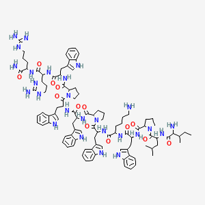 molecular formula C100H132N26O13 B8082527 阳离子抗菌肽 