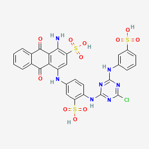 molecular formula C29H20ClN7O11S3 B8082549 Reactive Blue 2 CAS No. 79241-87-5