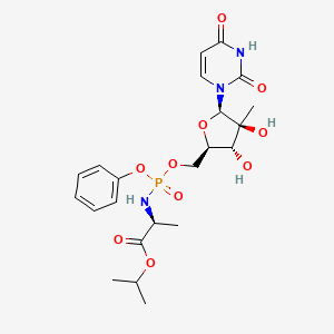 molecular formula C22H30N3O10P B8082611 Sofosbuvir impurity M 